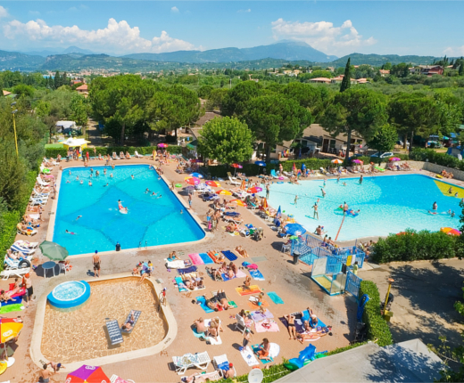 Camping Cisano, Gardasee, Bardolino, Poolanlage
